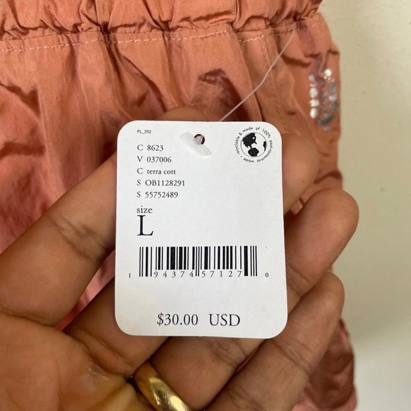 NWT Free People The Way Home Short Brushed Apricot - Picture 8 of 12